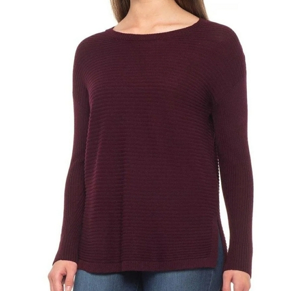 Tahari Ribbed Back Buttons Merino Wool Sweater Top Size Small - Picture 11 of 11